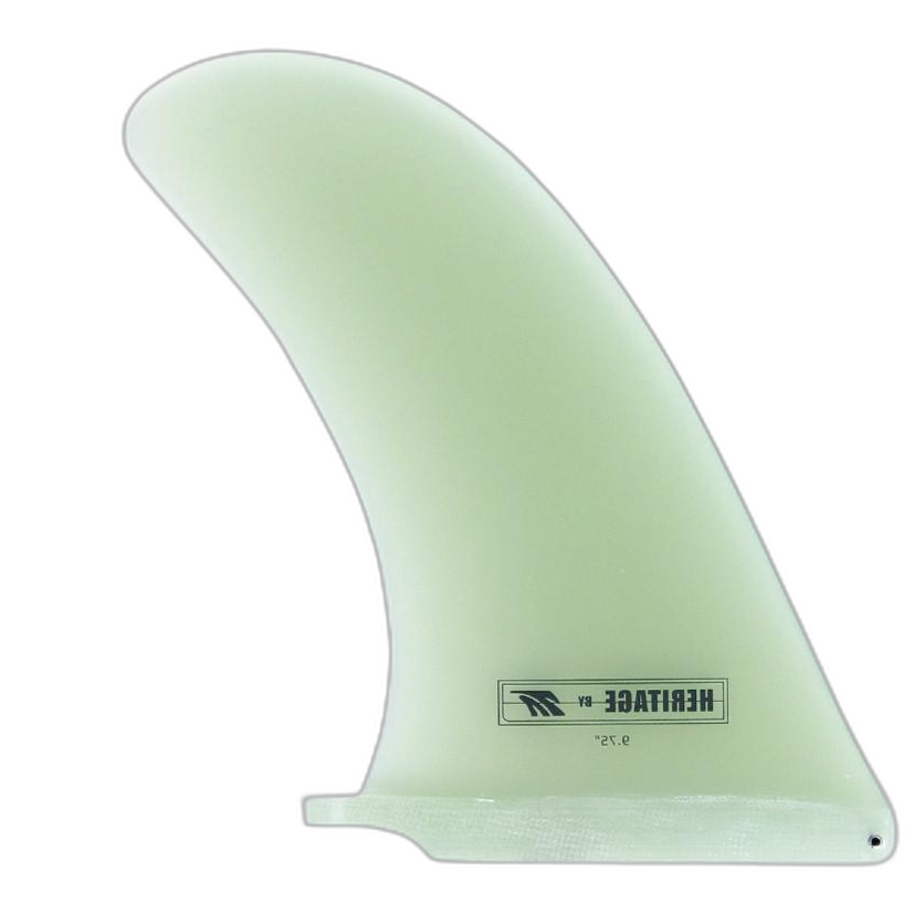 Heritage surfboard fin in Clear by True Ames - Pemulis Water & Power