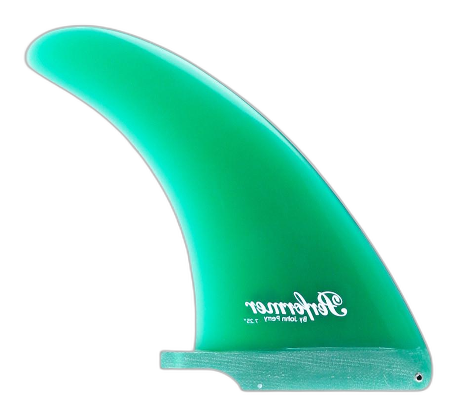 The Performer surfboard fin in Green by True Ames - Pemulis Water & Power