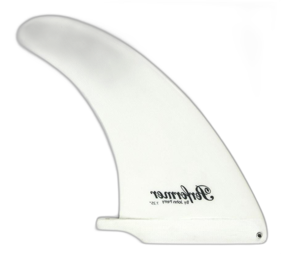The Performer surfboard fin in White by True Ames - Pemulis Water & Power