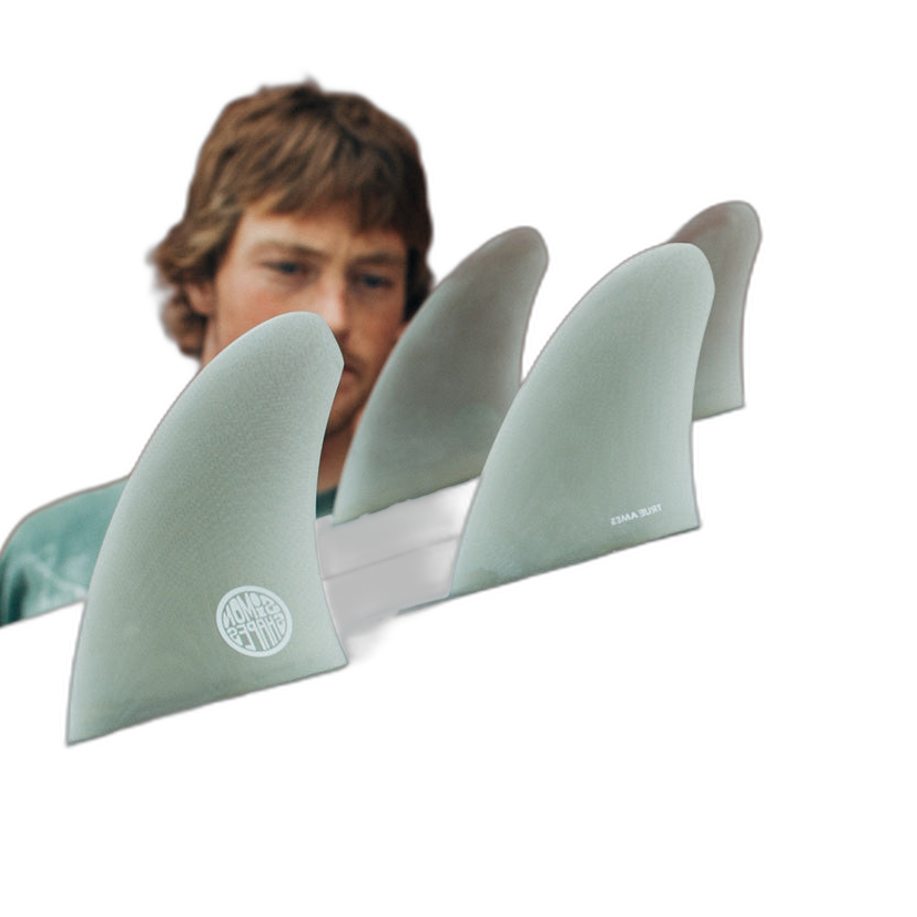 John Simon Quad Type I - Futures Compatible (Solid Fiberglass) surfboard fin in Lifestyle by True Ames - Pemulis Water & Power