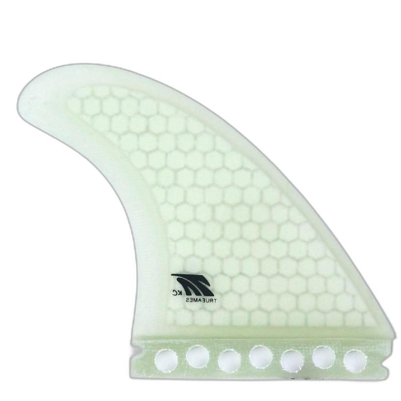 KC Tri - Futures Compatible (Hexcore) surfboard fin in Clear Hexcore by True Ames - Pemulis Water & Power