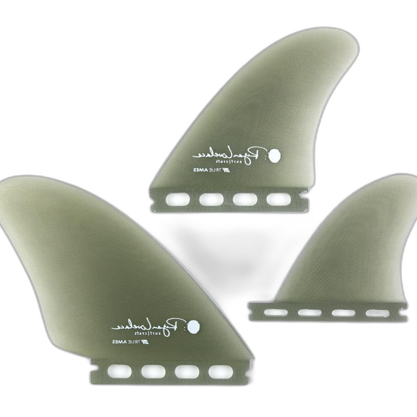 Lovelace Asymmetrical Regular - Futures Compatible (Solid Fiberglass) surfboard fin in 73332Daf Ed1D 4B69 80A4 60F785D0E931 by True Ames - Pemulis Water & Power