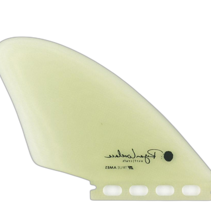 Lovelace Keel - Futures Compatible (Solid Fiberglass) surfboard fin in Clear by True Ames - Pemulis Water & Power