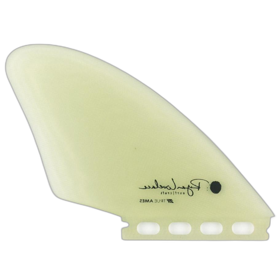 Lovelace Keel - Futures Compatible (Solid Fiberglass) surfboard fin in Clear by True Ames - Pemulis Water & Power