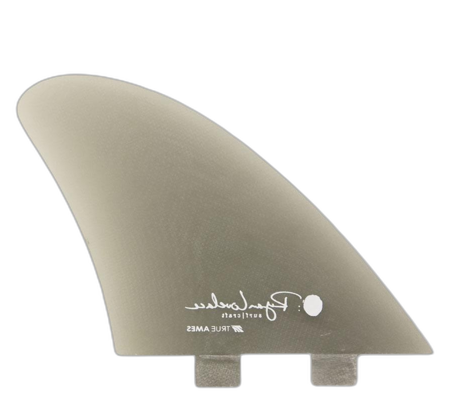Lovelace Piggyback Keel - FCS Compatible (Solid Fiberglass) surfboard fin in Smoke by True Ames - Pemulis Water & Power