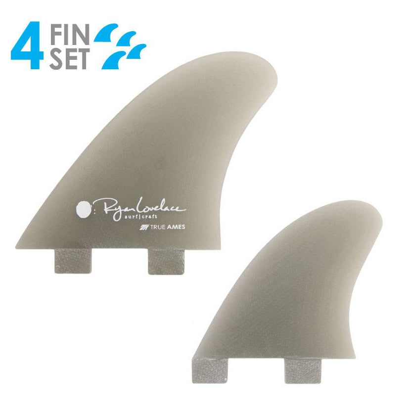 Lovelace Piggyback Quad - FCS Compatible (Solid Fiberglass)