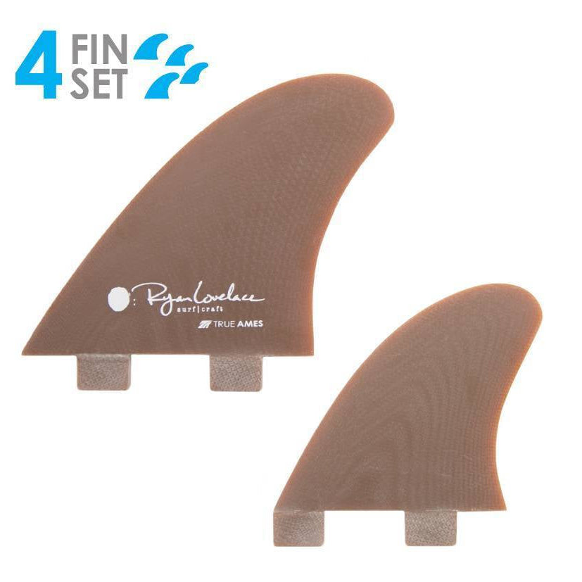 Lovelace Piggyback Quad - FCS Compatible (Solid Fiberglass)