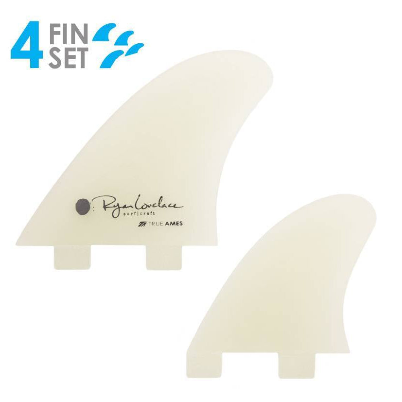Lovelace Piggyback Quad - FCS Compatible (Solid Fiberglass)