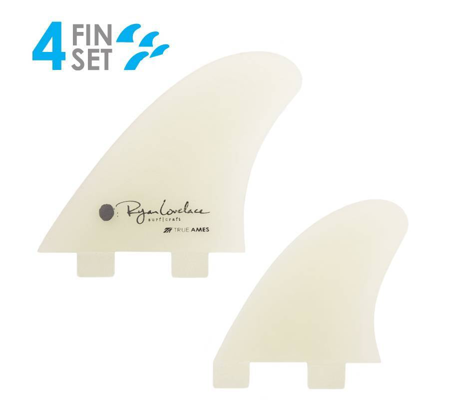 Lovelace Piggyback Quad - FCS Compatible (Solid Fiberglass)