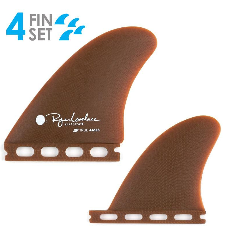 Lovelace Piggyback Quad - Futures Compatible (Solid Fiberglass)