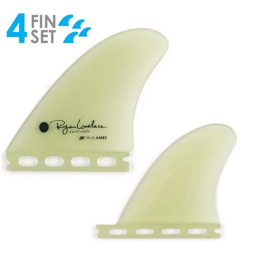 Lovelace Piggyback Quad - Futures Compatible (Solid Fiberglass)
