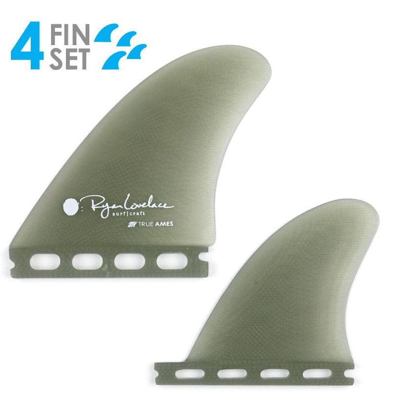 Lovelace Piggyback Quad - Futures Compatible (Solid Fiberglass)