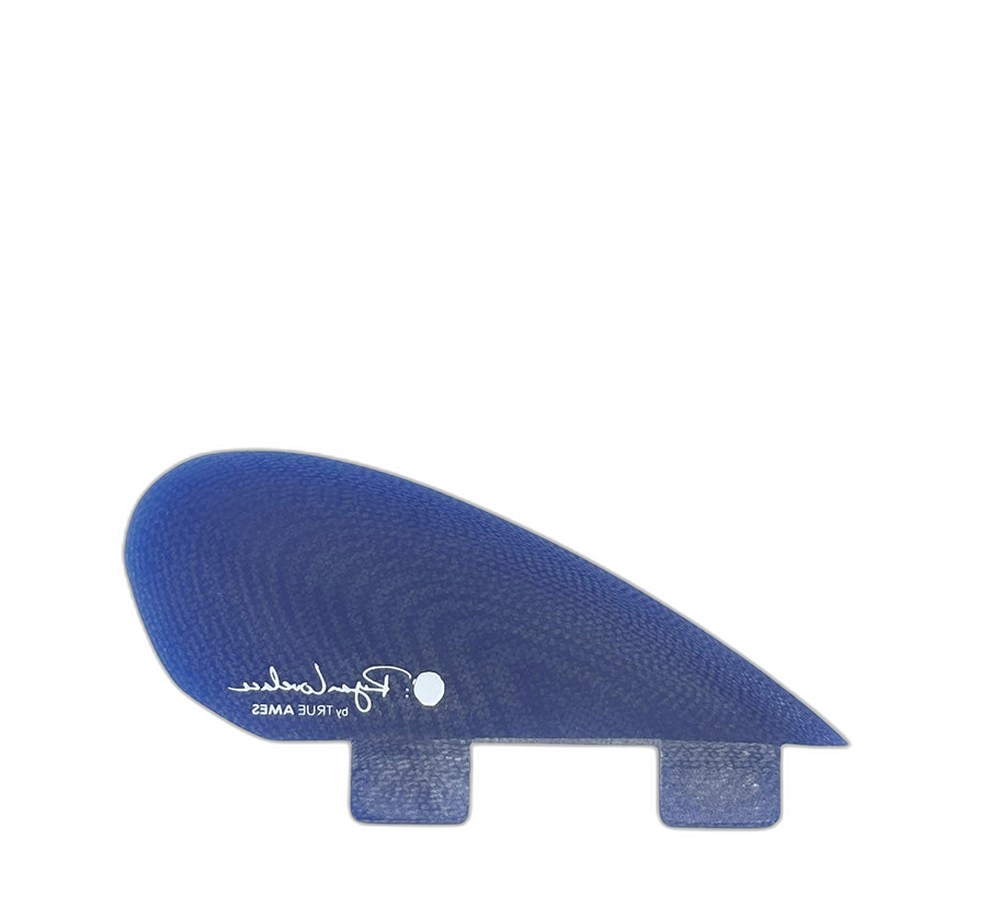 Lovelace Side Runners - FCS Compatible (Solid Fiberglass) surfboard fin in Blue by True Ames - Pemulis Water & Power