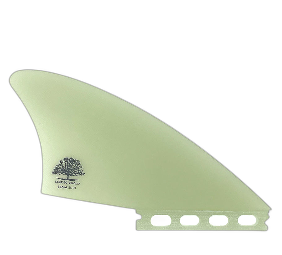 Mackie Sidecut Fish Keel - Futures Compatible (Solid Fiberglass) surfboard fin in Clr by True Ames - Pemulis Water & Power