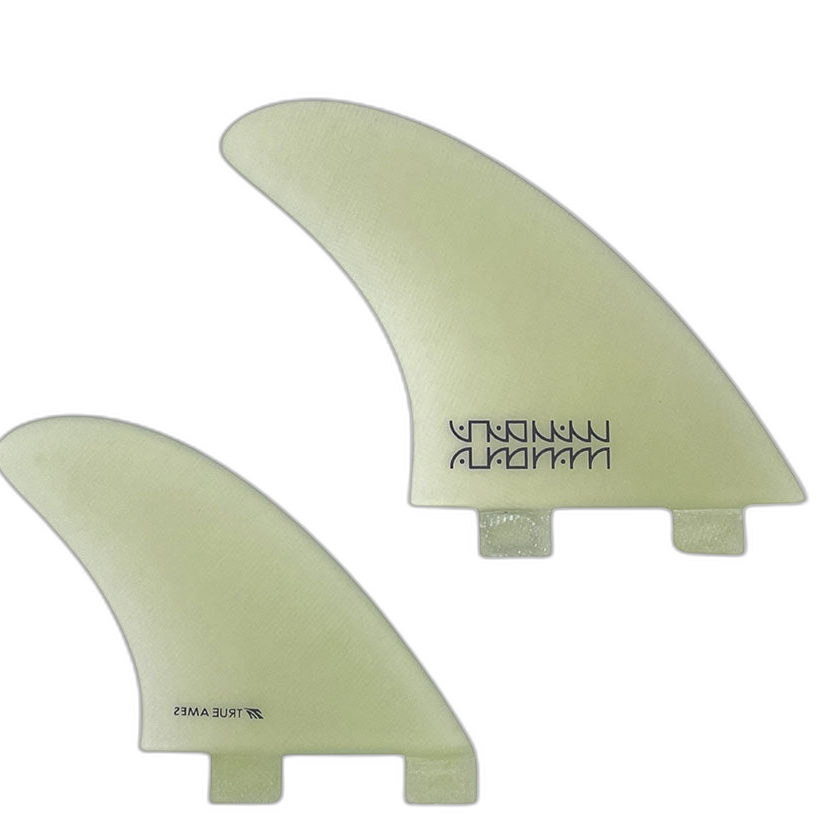 Mandala AK4 Quad - FCS Compatible (Solid Fiberglass) surfboard fin in Clr by True Ames - Pemulis Water & Power