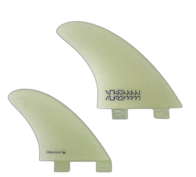 Mandala AK4 Quad - FCS Compatible (Solid Fiberglass) surfboard fin in Clr by True Ames - Pemulis Water & Power
