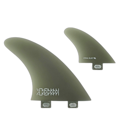 Mandala Twinzer - FCS Compatible (Solid Fiberglass) surfboard fin in Fcs by True Ames - Pemulis Water & Power