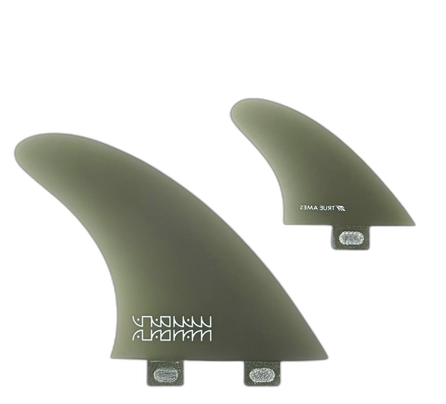 Mandala Twinzer - FCS Compatible (Solid Fiberglass) surfboard fin in Fcs by True Ames - Pemulis Water & Power