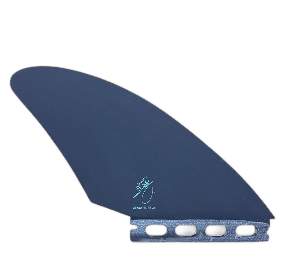 McCallum Keel - Futures Compatible (Solid Fiberglass) surfboard fin in Charcoal by True Ames - Pemulis Water & Power