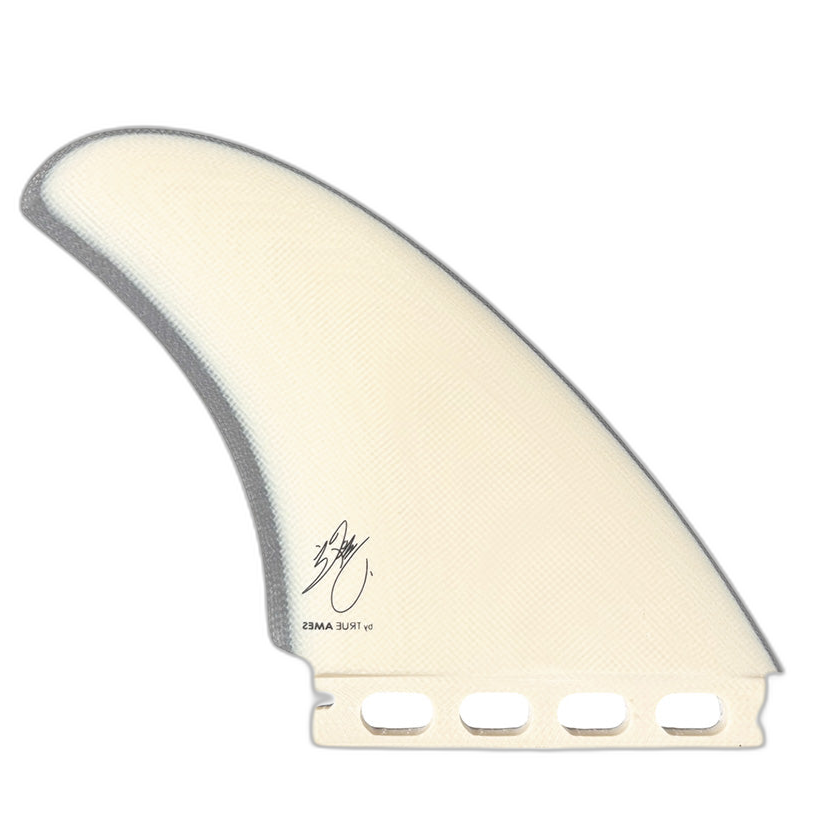 McCallum Twin - Futures Compatible (Solid Fiberglass) surfboard fin in Royalcharcoal by True Ames - Pemulis Water & Power