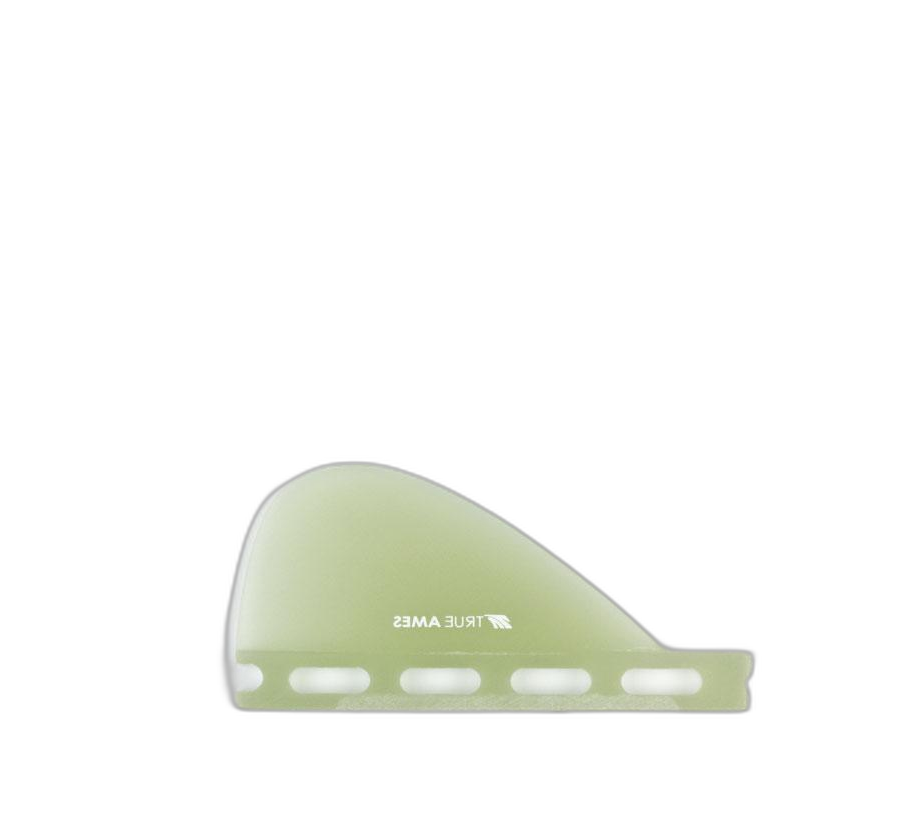 Mini Trailer - Futures Compatible (Solid Fiberglass) surfboard fin in Clear by True Ames - Pemulis Water & Power