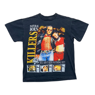 Vintage Natural Born Killers Movie T-Shirt Black