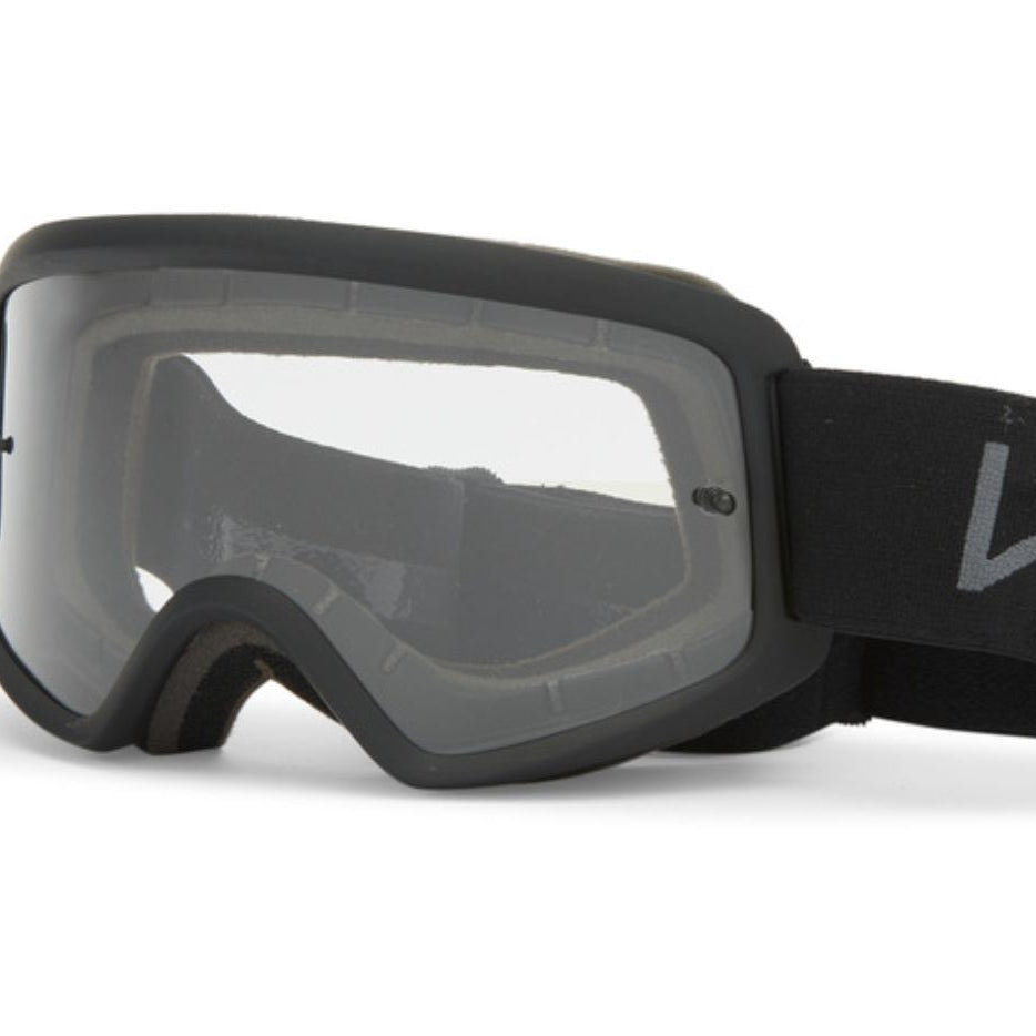 New VonZipper Beefy Rally Goggle, Black, Grey Flash Chrome Lens-Moto-Von Zipper-black-Pemulis Water & Power