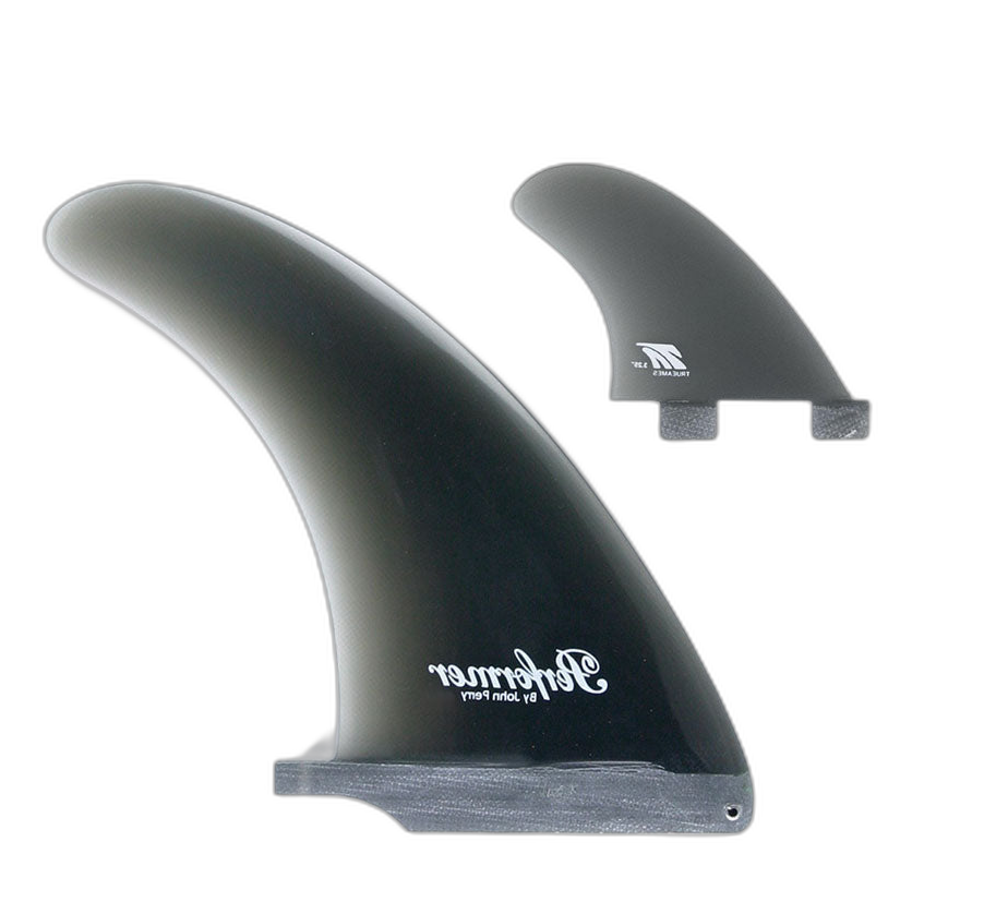 Performer: 2+1 Combo - FCS Compatible surfboard fin in Smk by True Ames - Pemulis Water & Power