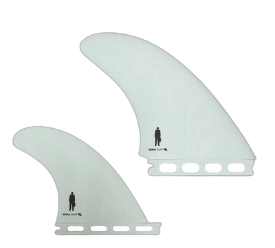 Proctor Magnum Opus Twin + Trailer - Futures Compatible (Solid Fiberglass) surfboard fin in Trailer by True Ames - Pemulis Water & Power
