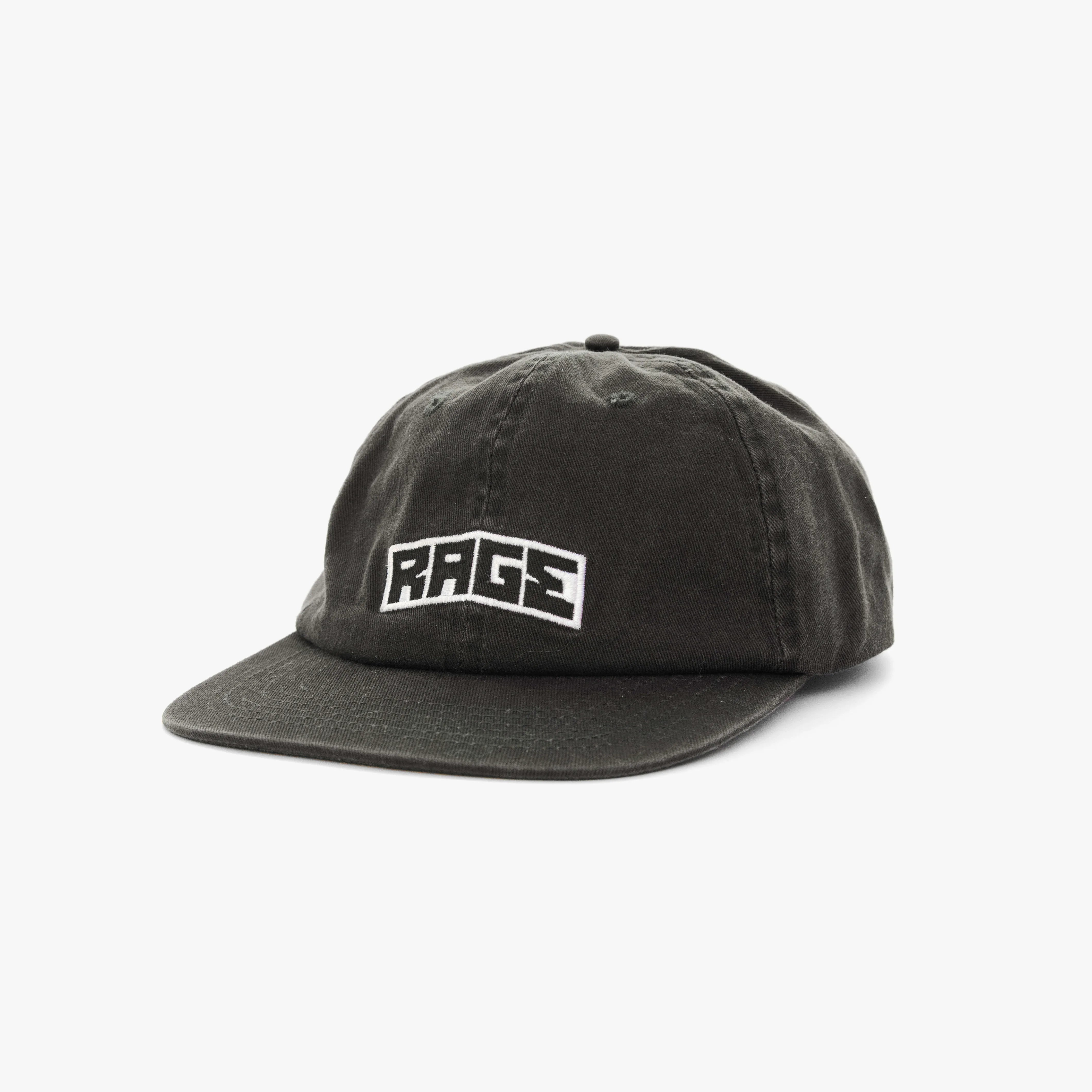 Rage Logo Cap Black - Product Shot