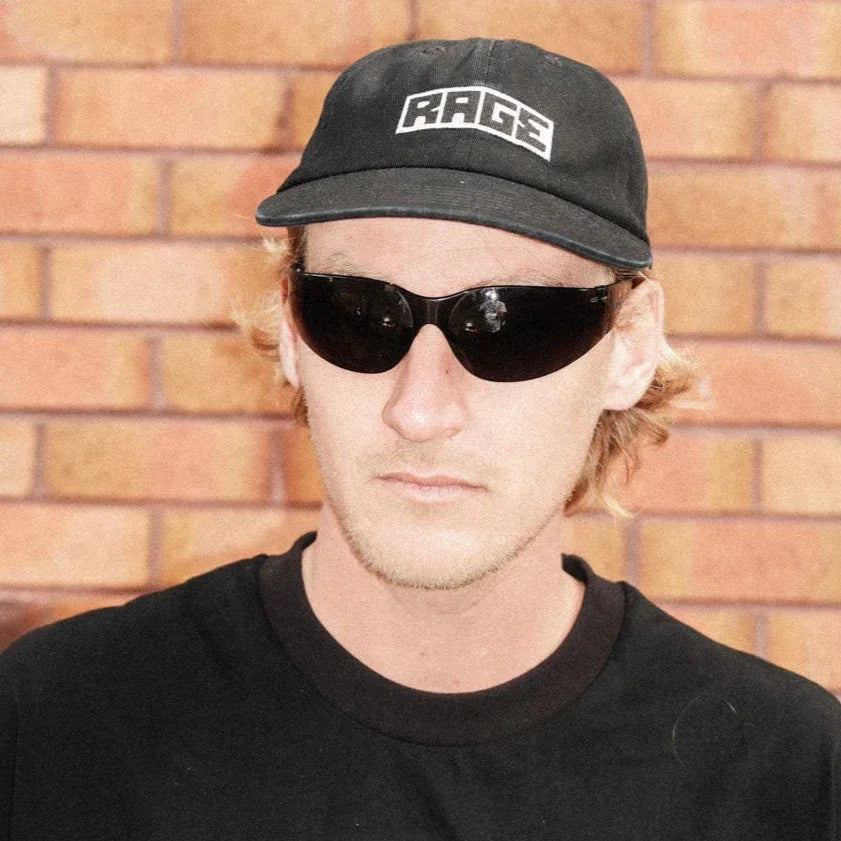 Rage Logo Cap Black - Alternate View