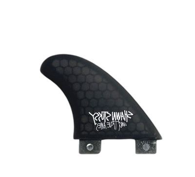 Stüssy Hitch Hiker - FCS Compatible (Hexcore) surfboard fin in Smoke by True Ames - Pemulis Water & Power