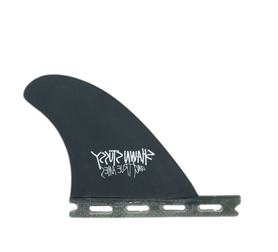 Stüssy Hitch Hiker - Futures Compatible (Hexcore) surfboard fin in Smk by True Ames - Pemulis Water & Power