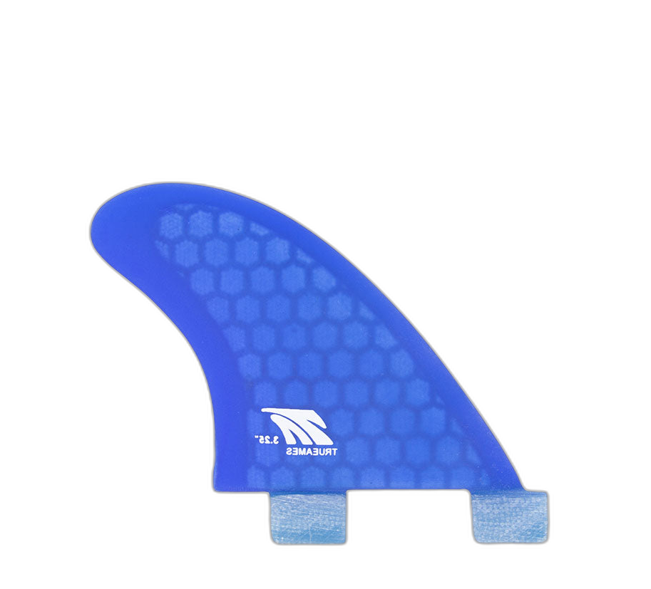Side Bite 3.25 - FCS Compatible (Hexcore) surfboard fin in Blue Hexcore by True Ames - Pemulis Water & Power