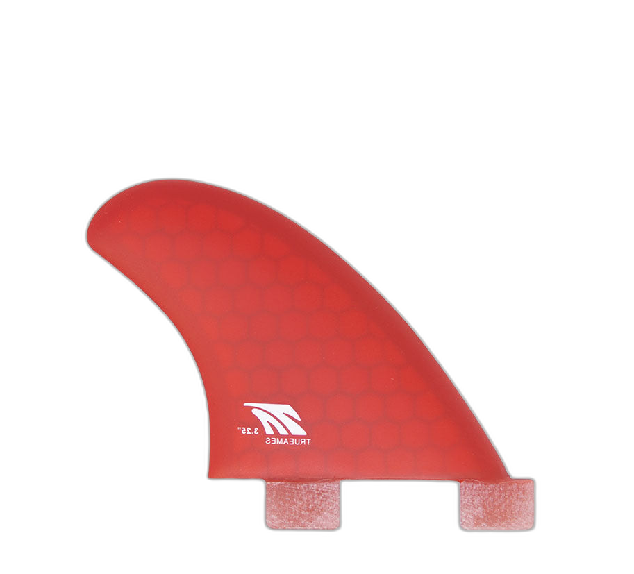 Side Bite 3.25 - FCS Compatible (Hexcore) surfboard fin in Red Hexcore by True Ames - Pemulis Water & Power