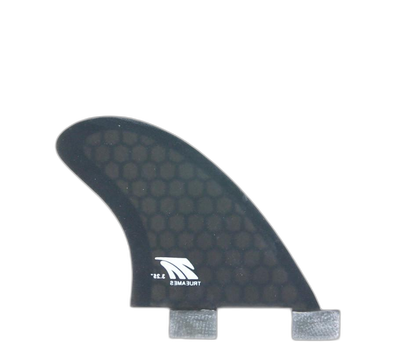 Side Bite 3.25 - FCS Compatible (Hexcore) surfboard fin in Smoke Hexcore by True Ames - Pemulis Water & Power