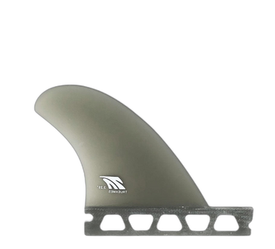 Side Bite 3.25 - Futures Compatible (Solid Fiberglass) surfboard fin in Smk by True Ames - Pemulis Water & Power