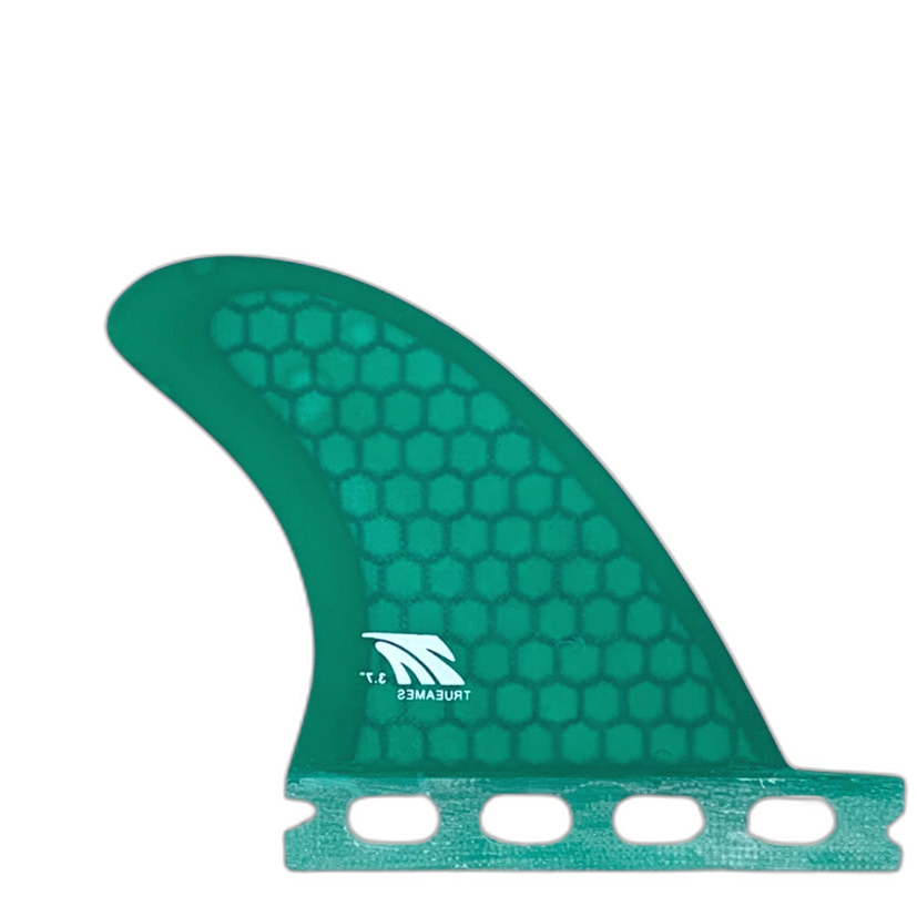 Side Bite 3.7 - Futures Compatible (Hexcore) surfboard fin in Grn by True Ames - Pemulis Water & Power