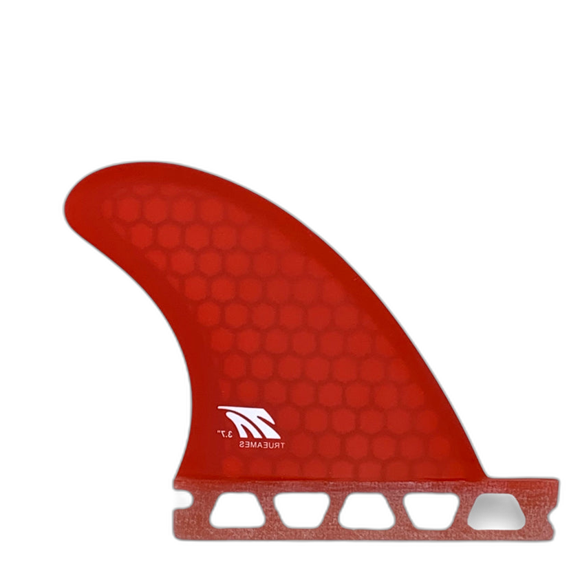 Side Bite 3.7 - Futures Compatible (Hexcore) surfboard fin in Red by True Ames - Pemulis Water & Power