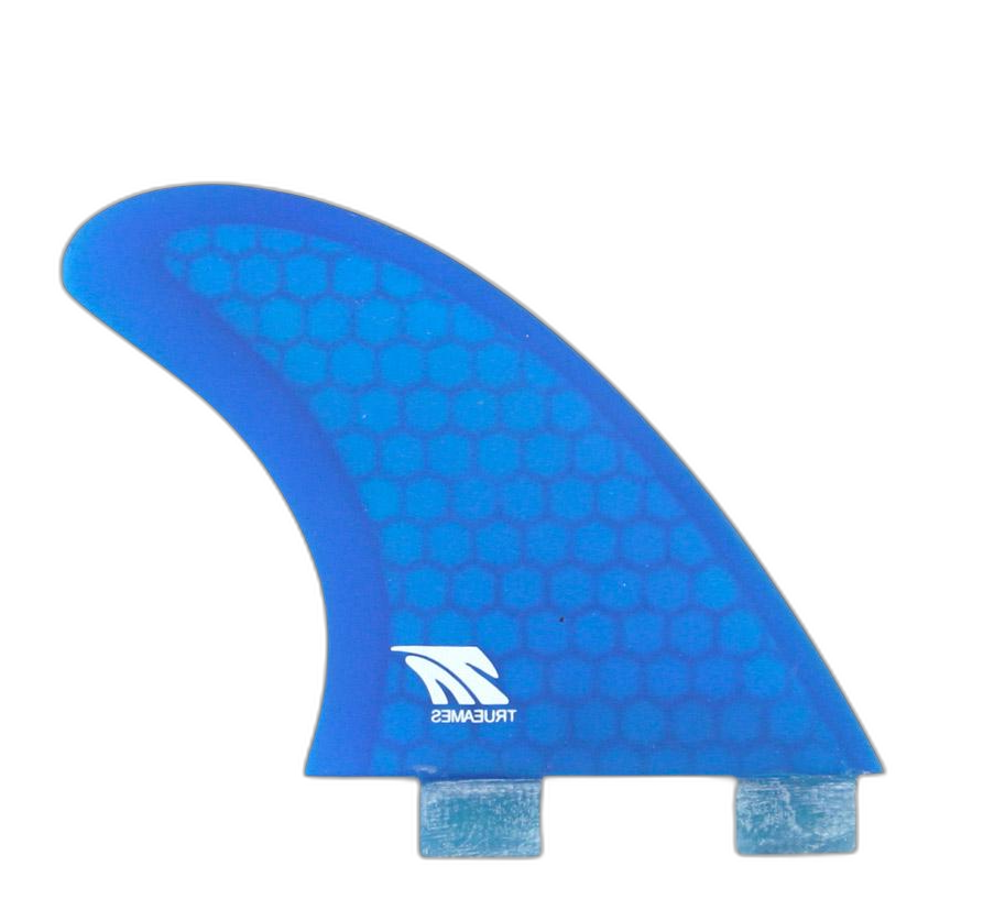 Side Bite 4.0 - FCS Compatible (Hexcore) surfboard fin in Blue Hexcore by True Ames - Pemulis Water & Power