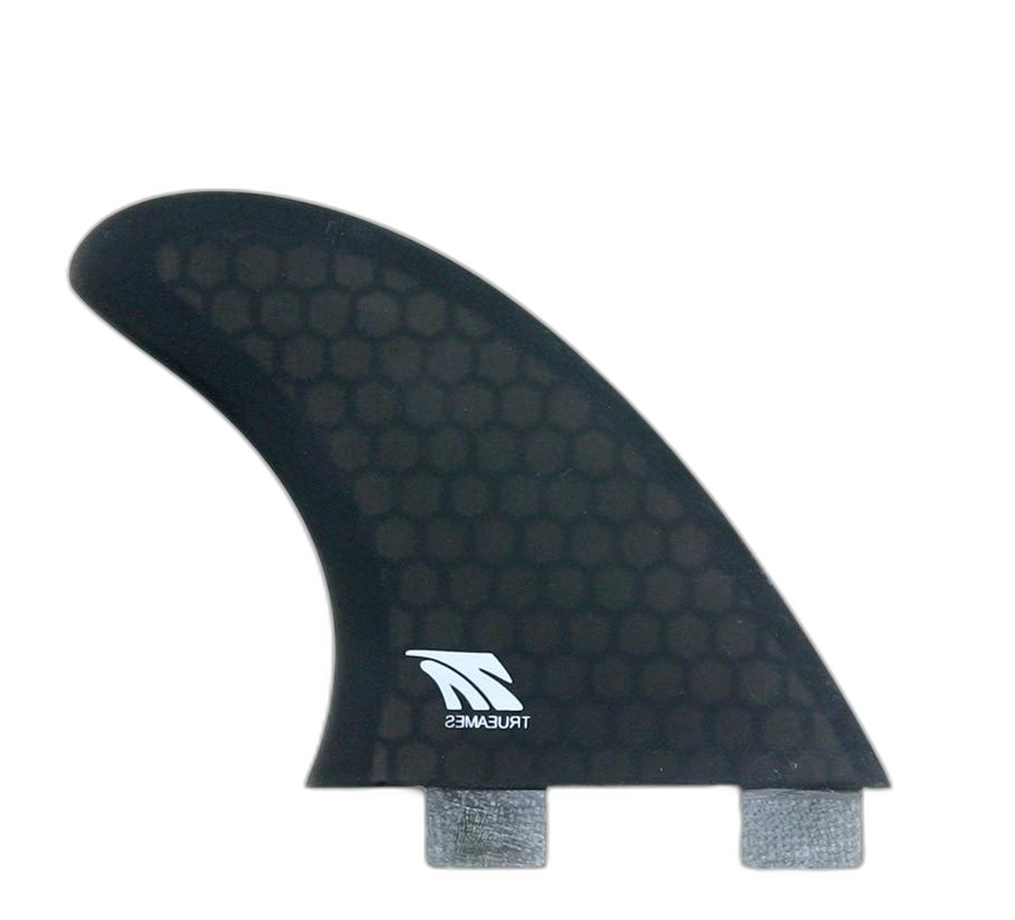 Side Bite 4.0 - FCS Compatible (Hexcore) surfboard fin in Smoke Hexcore by True Ames - Pemulis Water & Power