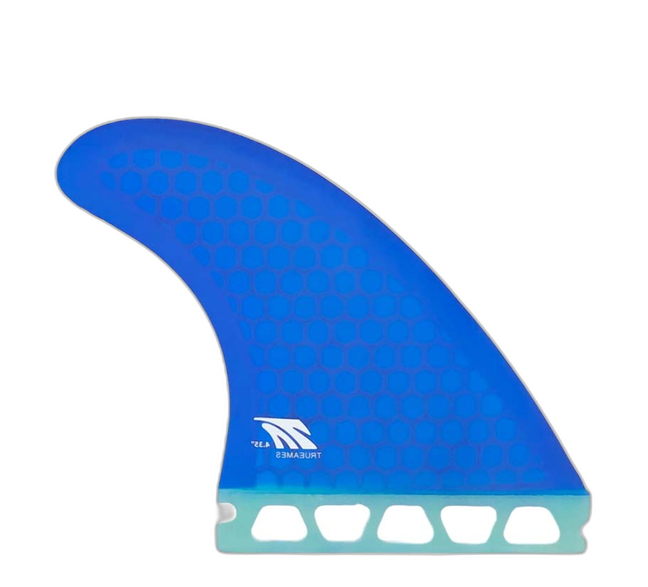 Side Bite 4.35 - Futures Compatible (Hexcore) surfboard fin in Blue by True Ames - Pemulis Water & Power