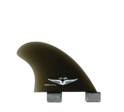 Skip Frye Side Bites 2.75" - FCS Compatible (Solid Fiberglass) surfboard fin in Smk by True Ames - Pemulis Water & Power