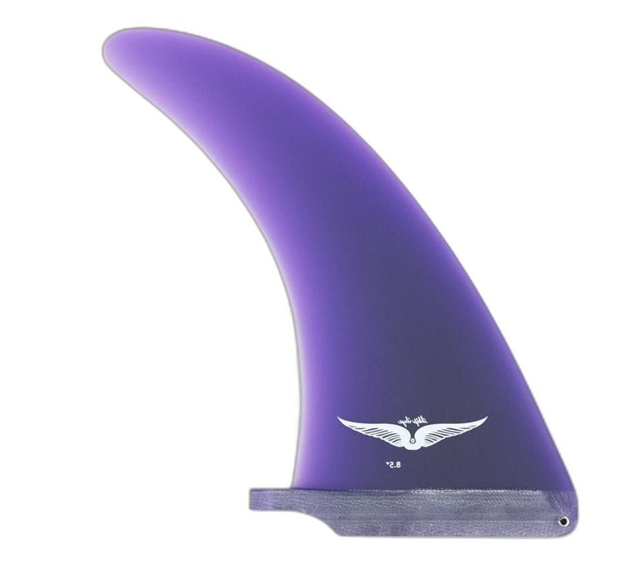 Skip Frye surfboard fin in Purple by True Ames - Pemulis Water & Power