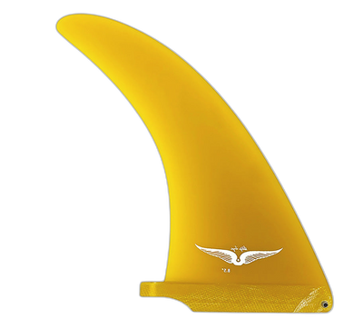 Skip Frye surfboard fin in Yellow by True Ames - Pemulis Water & Power