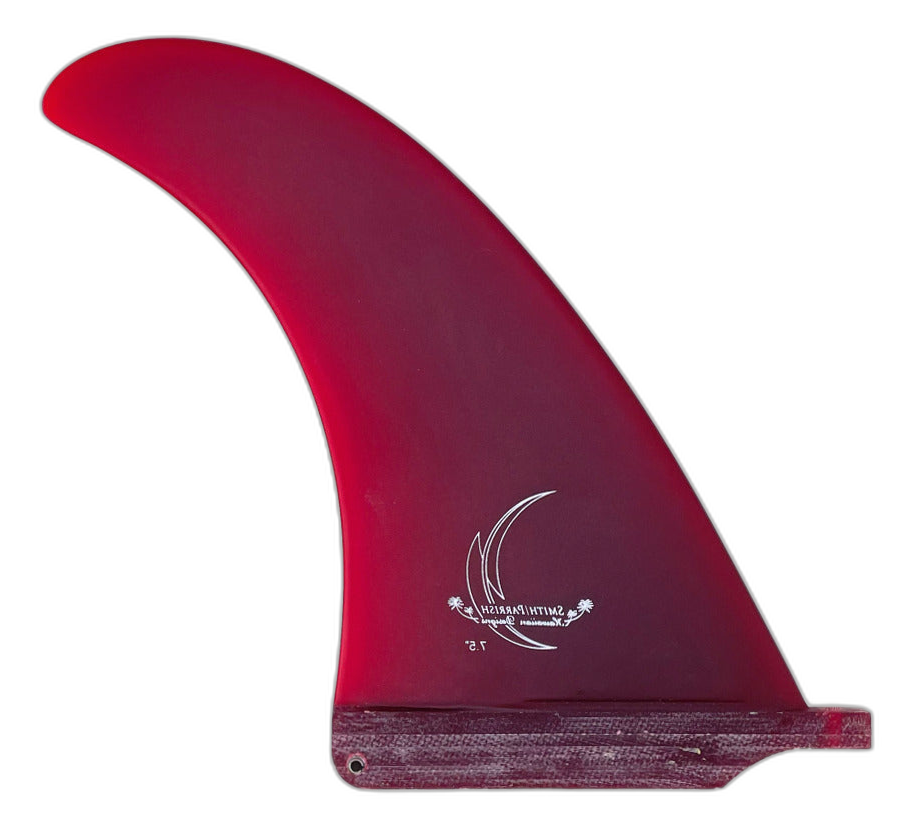 Smith / Parrish Full Base surfboard fin in Red by True Ames - Pemulis Water & Power