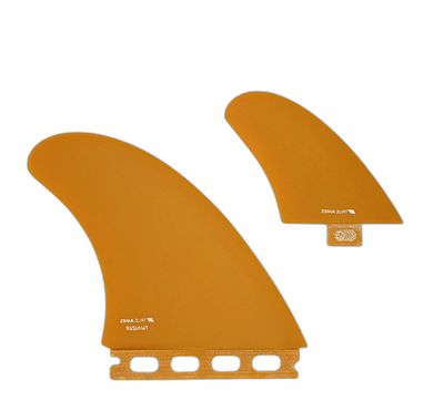 TA Twinzer - FCS / Futures Compatible (Solid Fiberglass) surfboard fin in A40B6E9F 0C54 4556 B843 F69Df0Dfbe0D by True Ames - Pemulis Water & Power