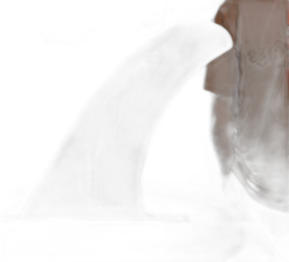 Tappy 1 (Volan) surfboard fin in Bbb6F2A6 29Cb 4911 9A72 020203C6C8D8 by True Ames - Pemulis Water & Power