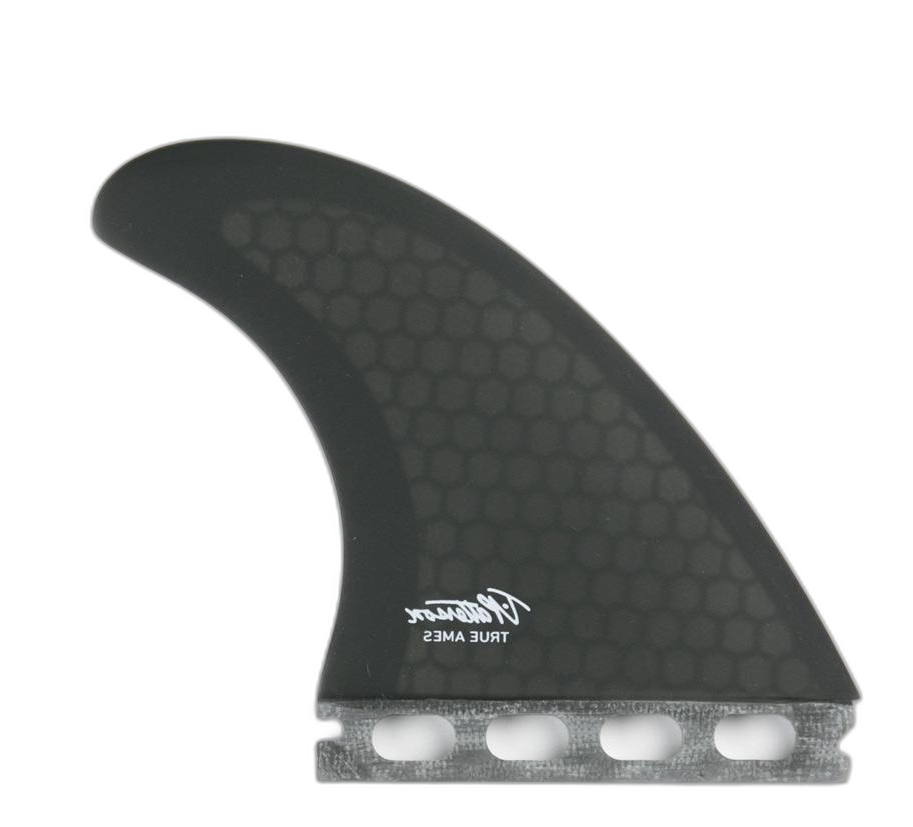 Timmy Patterson Tri - Futures Compatible (Hexcore) surfboard fin in Smoke Hexcore by True Ames - Pemulis Water & Power