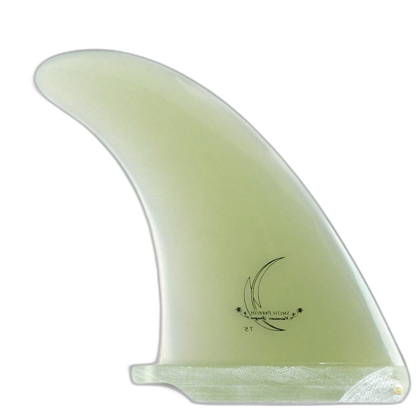 Parrish Single Fin surfboard fin in Clear by True Ames - Pemulis Water & Power